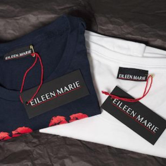 Eileen Marie - Heart of Kisses Tee in White - Picture 3 of 8